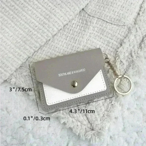 ⚠️Clearance🌟Two Tone Grey Card Holder - Picture 3 of 4